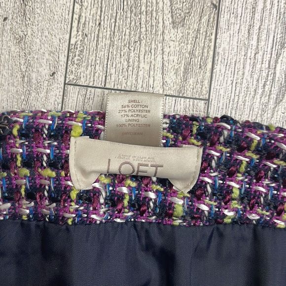 Ann Taylor Loft Tweed Skirt Size 2 - Picture 6 of 7